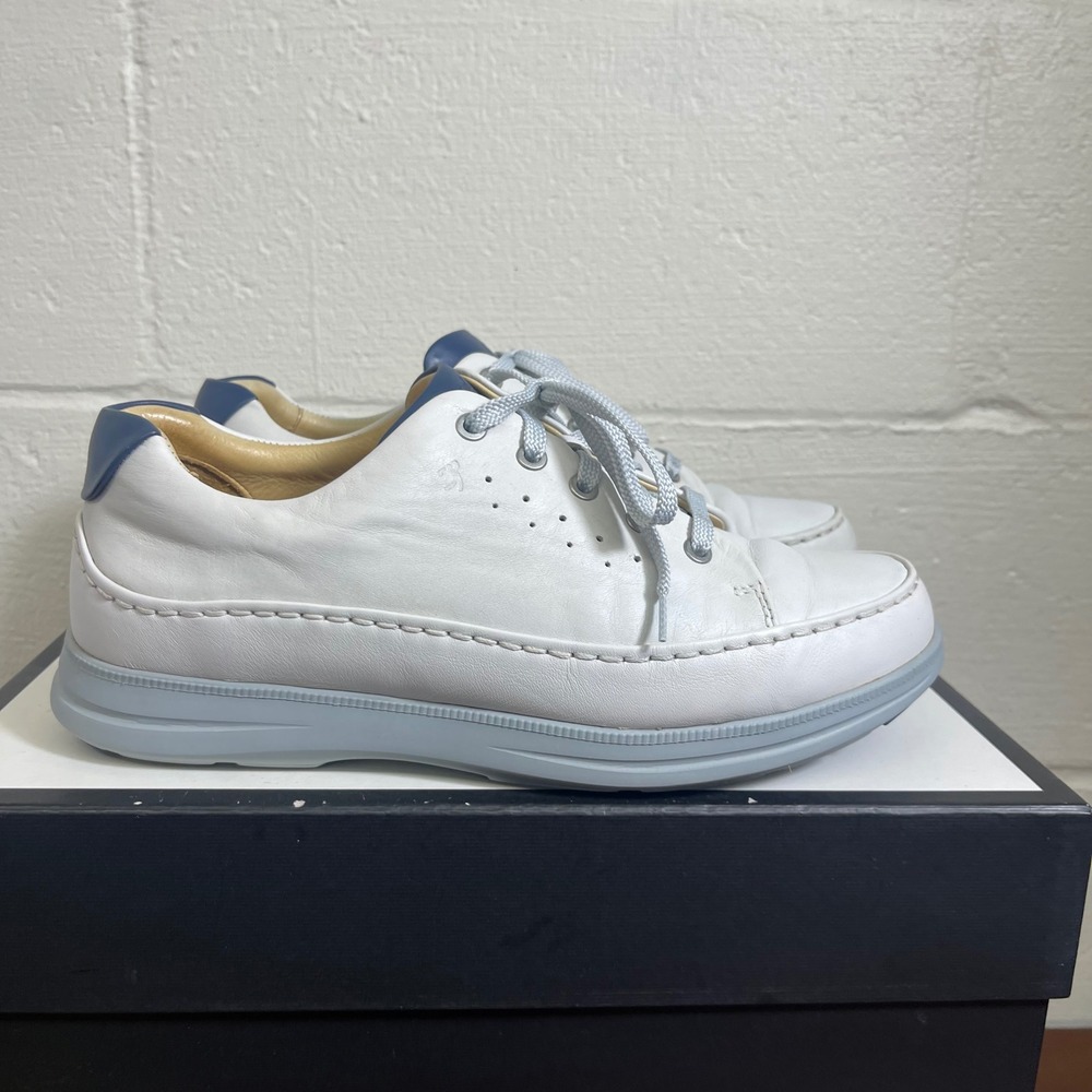 Samuel Hubbard 36 Holes Golf Shoes White Leather Walking Sneakers Men's 9.5 US
